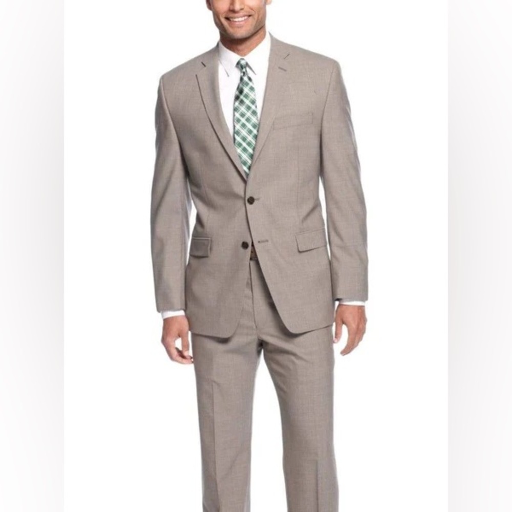NWT Calvin Klein Wool Suit Set // Size 40 34W